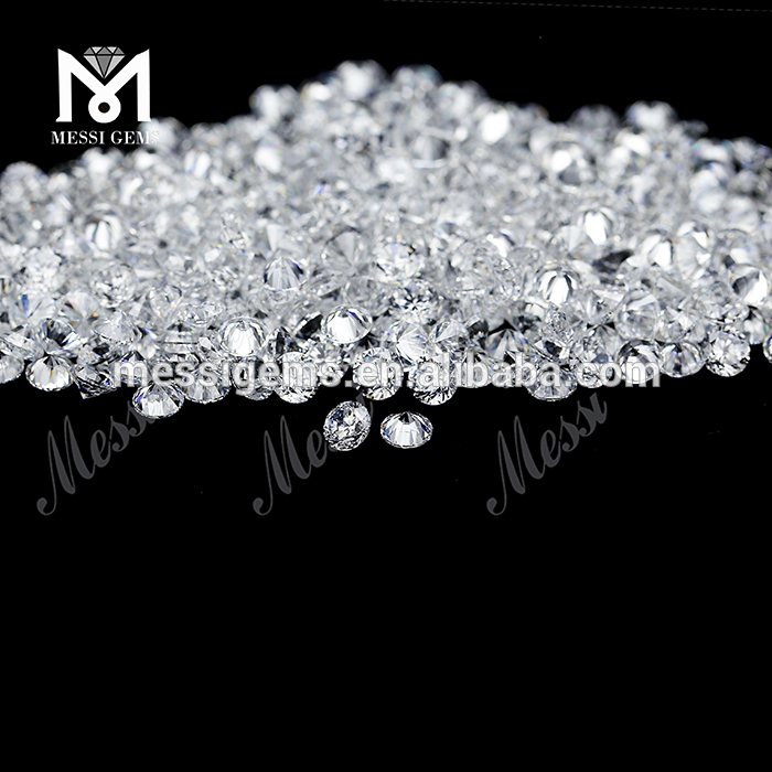 Large stock factory price 2mm round shape cz cubic zirconia gemstone beads