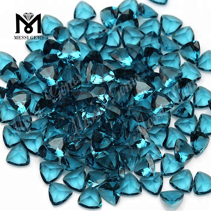 卸売ファセットトリリオン 12 x 12 mm 宝石ガラスストーンビーズ