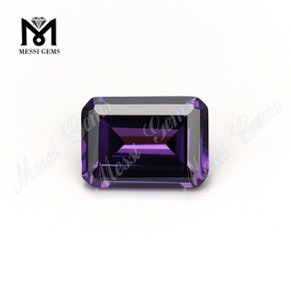 13 x 18 mm Octagon Loose Amethyst Cz Cubic Zirconia Stone