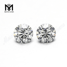 diamants moissanites blancs synth&eacute;tiques de forme ronde 1 carat
