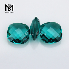 Wholesale Machine Cut Cushion Faceted Glass Gems