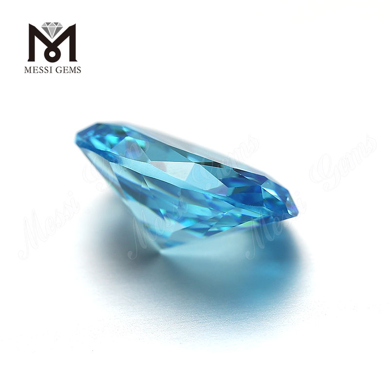 Factory price high quality oval cut 8x10mm loose gemstone cz cubic zirconia