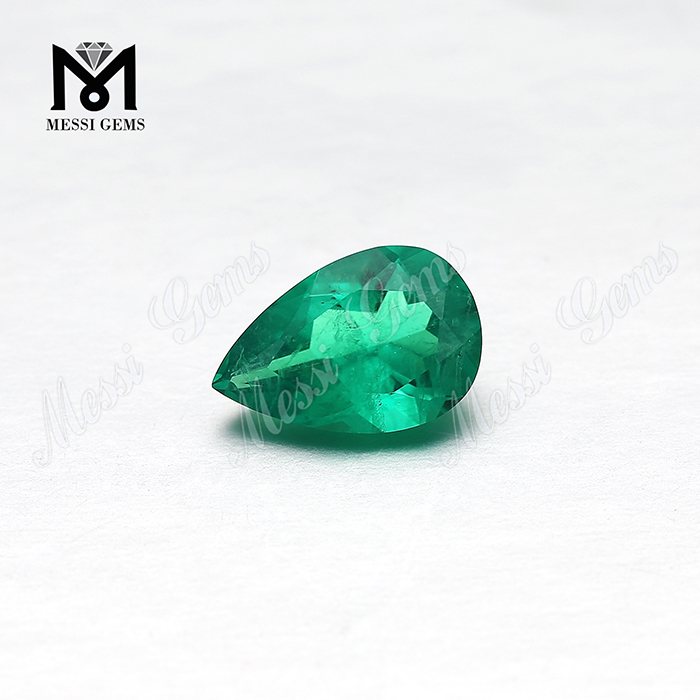 Wholesale Created Emerald Stone Pear Shape Colombia Emerald