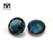 blue emerald faceted glass stones for jewelry