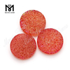 Druzy Stone Beads Round Shape Red Color Natural Druzy Agate Gemstones MG-DR027