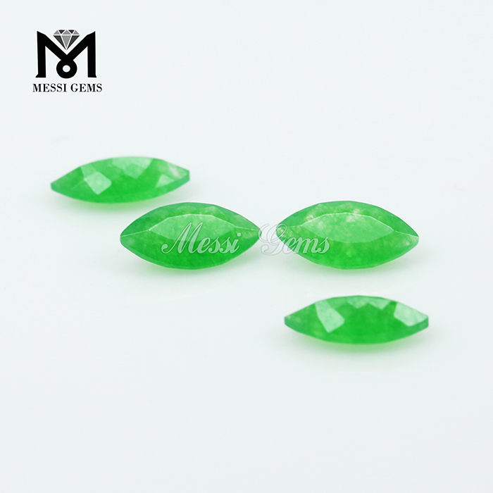loose natural malaysian jade marquise shape stones jewels jade for wholesale