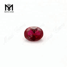 Loose Synthetic Ruby #7 Color Red Corundum Gemstones