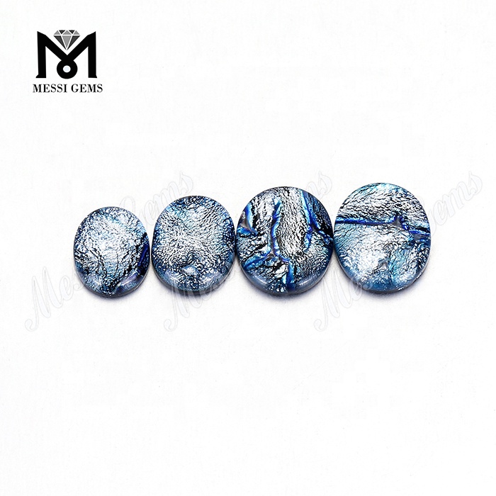 Unique Cabochon Ammolite Gemstones/Glass Ammolite Stone