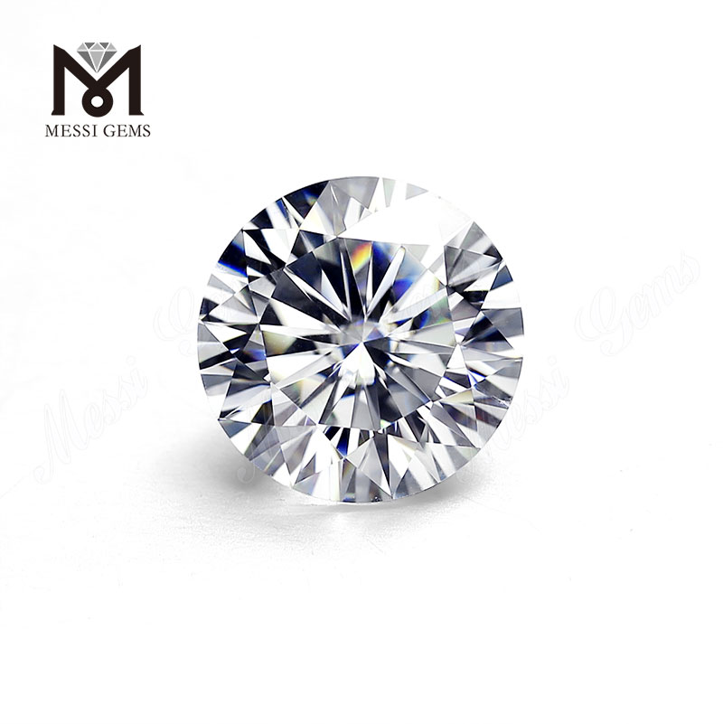 Synthetic moissanite diamond loose gemstones Special Round DEF VVS Cutting