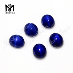 Factory Price 8x10mm Oval Shape Blue Star Sapphire Stone