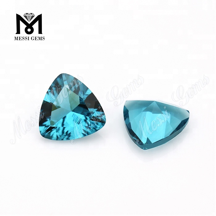 卸売ファセットトリリオン 12 x 12 mm 宝石ガラスストーンビーズ