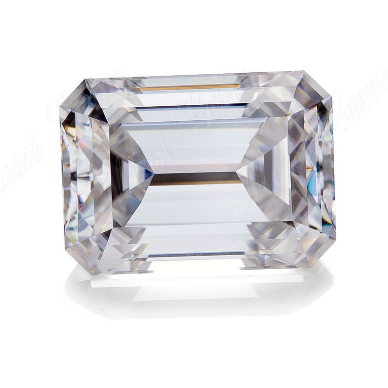 Factory Price Loose Gemstone Emerald Cut 3 Carat Moissanite Diamond