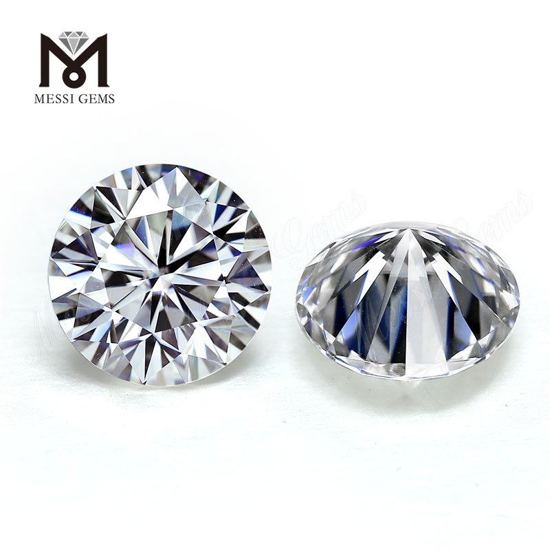 0.9 mm to 9 mm synthetic def super white moissanite diamond loose stone