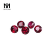 Round Brilliant Uncut 8# Red Corundum Gemstone Wholesale Ruby Stone
