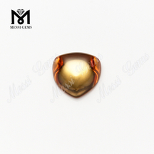 Engros 10 x 10 mm billioner CZ Cabochon Champagne Cubic Zirconia
