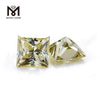 Chinese Yellow Colored Moissanites Stones Lab Made Gemstones
