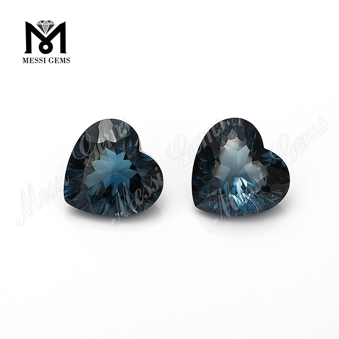 heart cut 6x6mm natural loose stones london blue topaz gems price