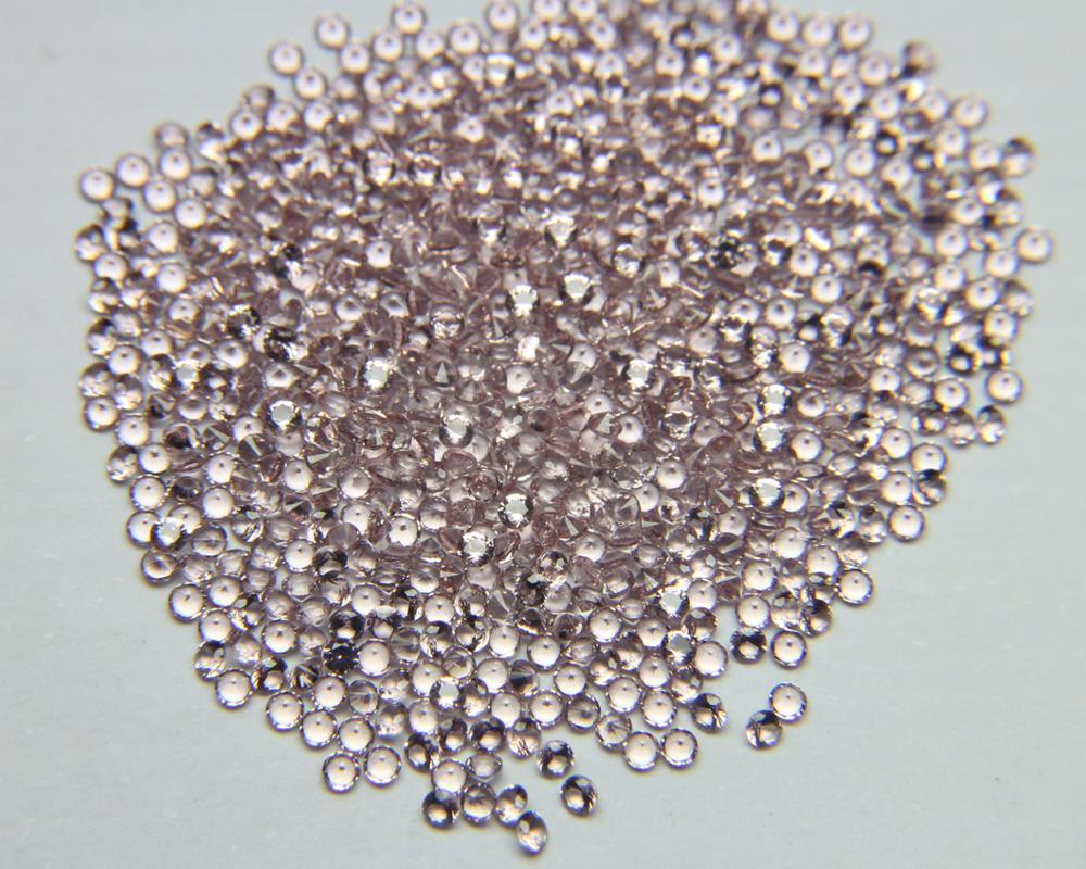 Wholesale Price Round 1.5mm Morganite Color Nano Gemstone