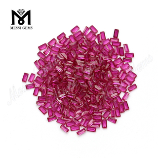 Engros Ruby R&oslash;d 2 x 4mm 5# Ruby Korund Perler