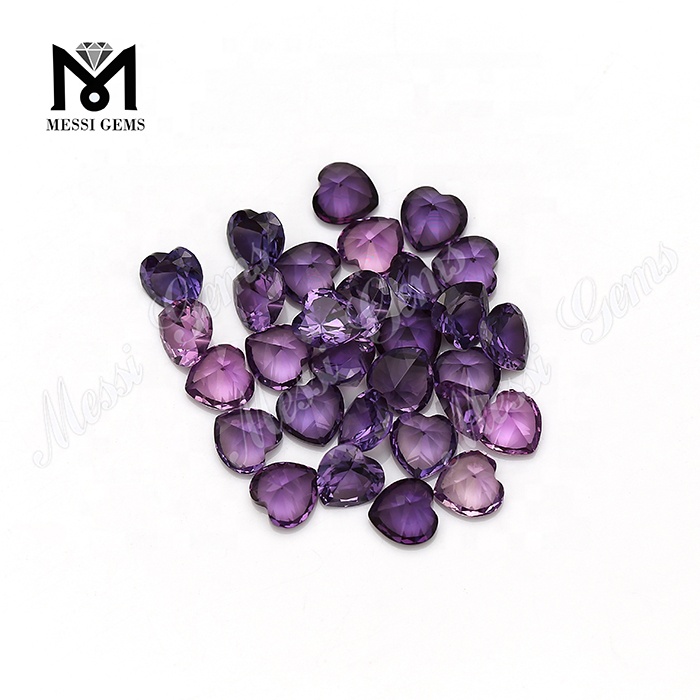 heart cut 7x7mm #46 synthetic alexandrite stones price