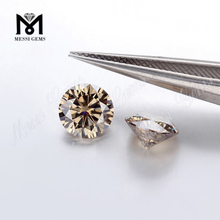  5.0mm Champagne Moissanites Diamond Top Machine Cut Lab Created Loose moissanite