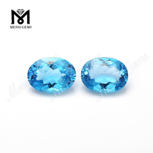 Radiation Blue Color Natural Topaz loose gems stones