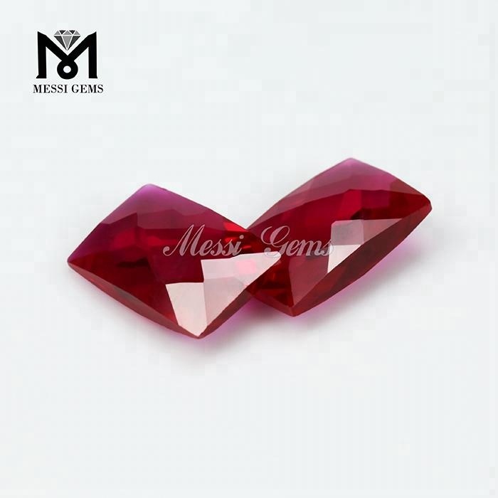 Wuzhou factory 9x14MM corundum price of synthetic ruby