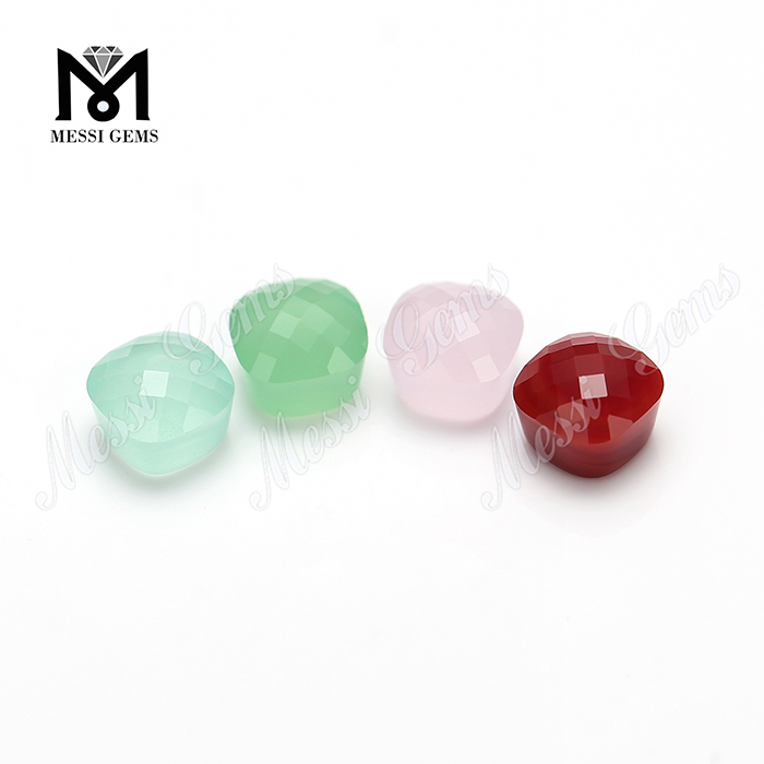 mushroom shape colorful wholesale glass stone