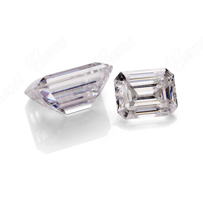 Factory Price Loose Gemstone Emerald Cut 3 Carat moissanite diamond