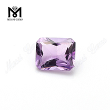 Eye Clean Quality Octagon Shape Natural Amethyst Stone Per Carat Price