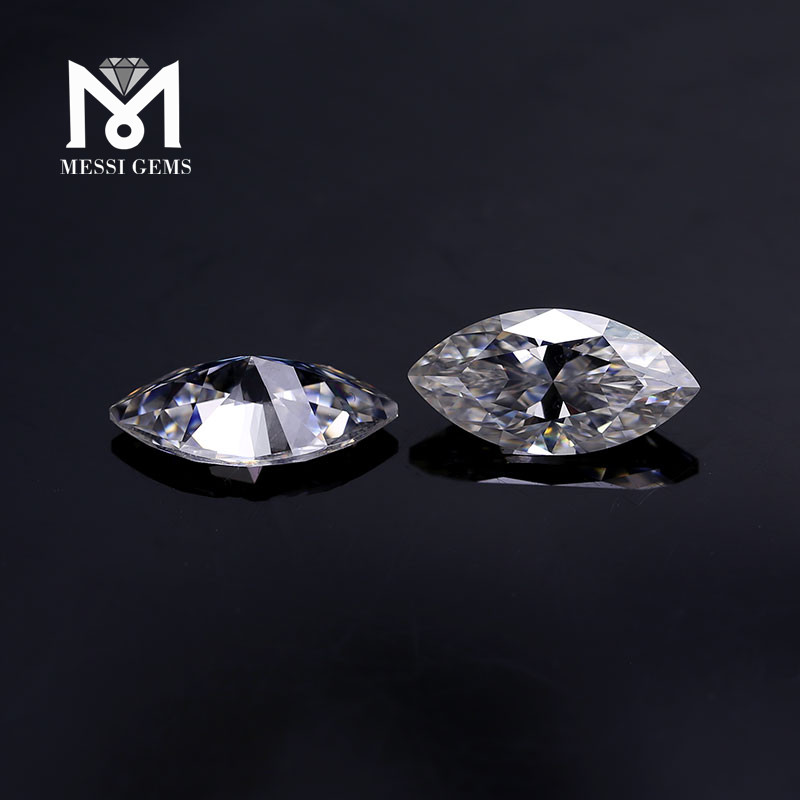 Factory loose brilliant marquise shape def moissanites diamond