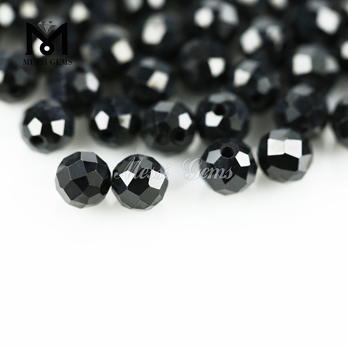 Fashion Jewelry Bead Loose Black Cheap Spinel Bead Gemstone