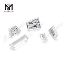 Fancy tapp shape white synthetic vvs moissanite diamond loose price