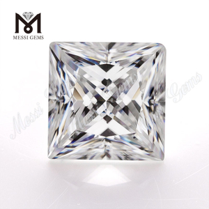 Wholesale def moissanite diamond white princess cut 5.5x5.5mm per carat price loose moissanite