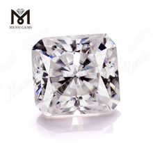 Synthetic D color radiant cut 10x10mm white vvs moissanite diamond stones loose