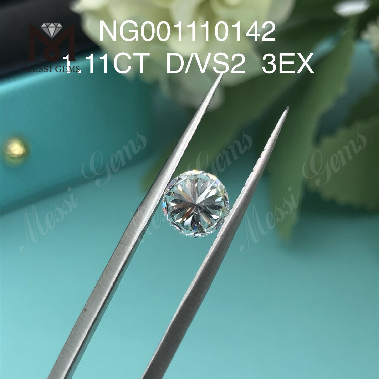 RD loose lab diamonds 1.11ct VS2 D EX Cut
