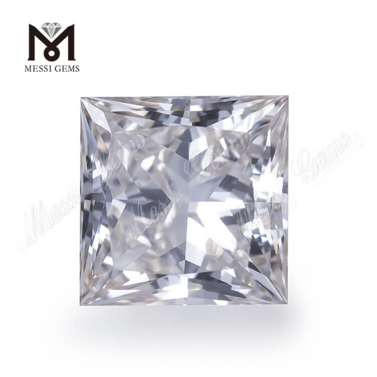 Square princess Loose 2ct man made diamonds price price for jewelry 