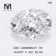 10,07 CT F VS1 EX VG OV CVD-Diamanten Die ultimative Wahl f&uuml;r Gro&szlig;k&auml;ufer LG598365477 丨Messigems