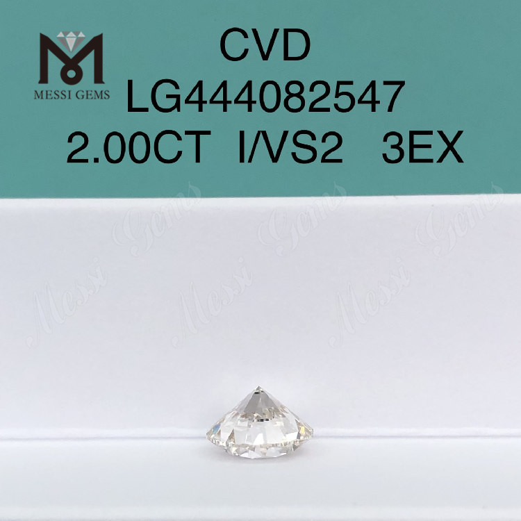 2 ct I VS2 Round lab diamonds EX Cut Grade