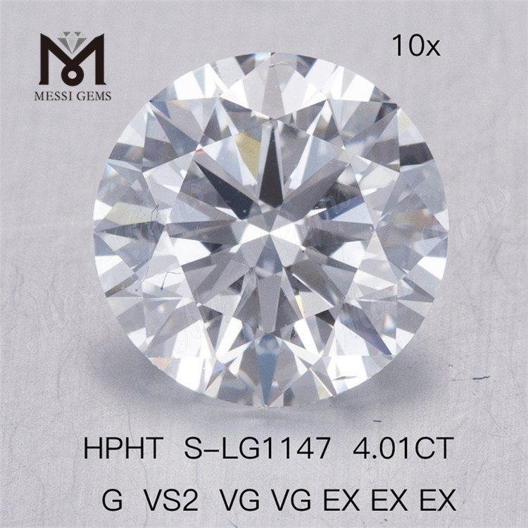 4.01ct HPHT lab diamond G VS2 VG VG EX EX EX wholesale lab grown diamonds
