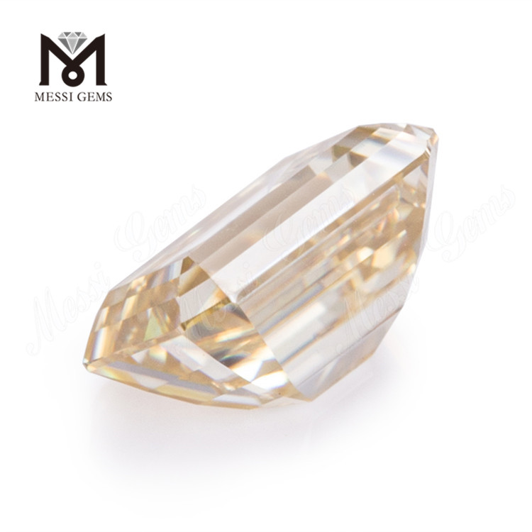 9*11mm Emerald loose moisanite yellow buy loose moissanite diamonds