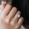 Wedding ring 2ct 14K gold 4 Prong moissanite rings for women