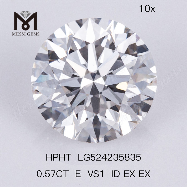 0.57 Ct E VS1 Lab HPHT Synthetic Diamond Round Diamond Wholesale