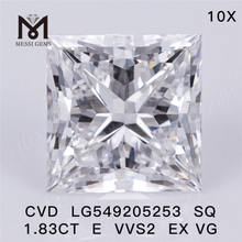 1.83ct SQ cut E VVS2 EX VG lab diamond wholesale price on sale
