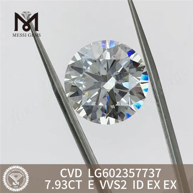7.93CT E VVS2 ID EX EX cvd diamond online Brilliance and Beauty LG602357737