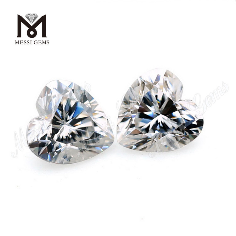 Heart 12*12mm wholesale factory price loose moisssanite