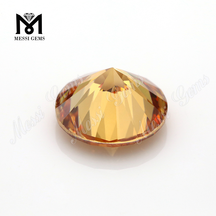 Factory high quality 10mm round cubic zirconia stone price 