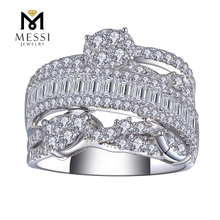 18k gold ring jewelry natural diamond rings for wedding engagement