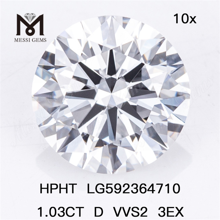 1.03CT D VVS2 3EX wholesale hthp diamonds LG592364710 