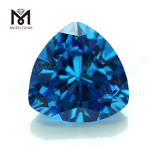 卸売兆ロシア産業ルース アクアマリン キュービック ジルコニア 12x12mm